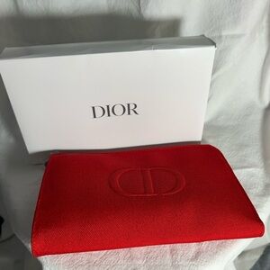 Dior makeup bag